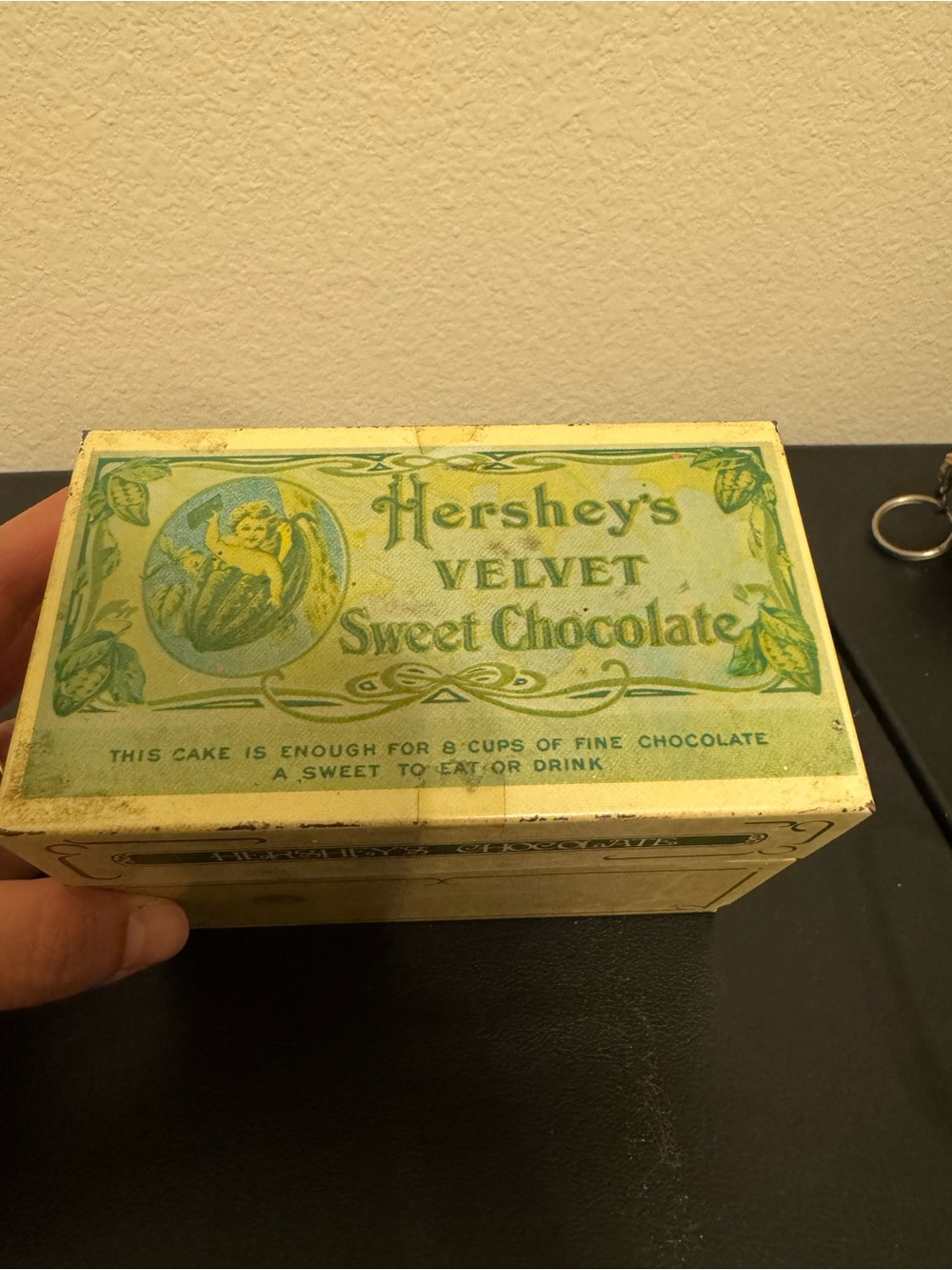 Hershey's Velvet Sweet Chocolate Decorative Tin - Green